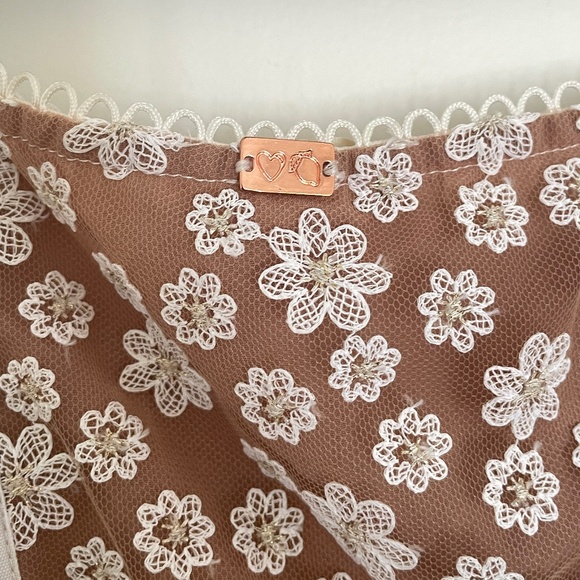 For Love and Lemons Lace Corset Tube Top - Picture 7 of 8